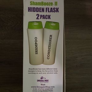 Shampoo and conditioner hidden flask